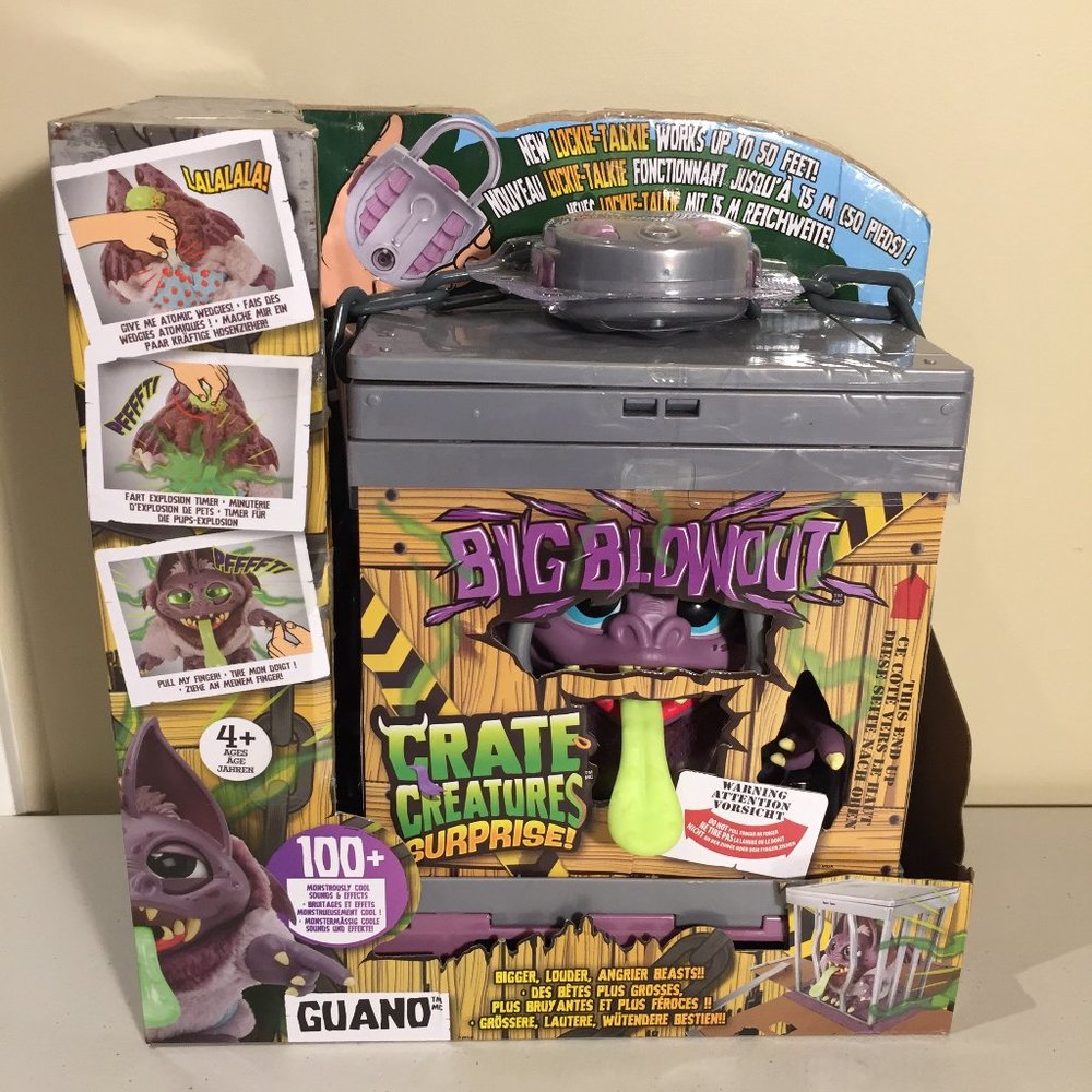 Crate Creatures Surprise Guano Monster Beast in Crate